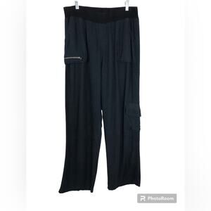 SOFT SURROUNDINGS Women's Black Wide Leg Pants